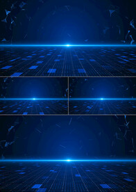 4k科技演播室背景AE模板