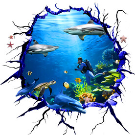 海底世界立体画