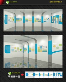 科技文化墙 科学展厅