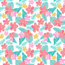 花朵渐变小清新