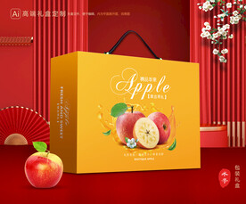 苹果包装 红富士礼盒
