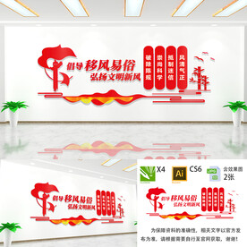 移风易俗文化墙