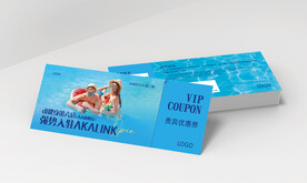 游泳健身贵宾券图片