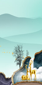 中式 简约图玄关画 TiF分层