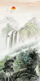 大气 新款新玄关画 Tif分层