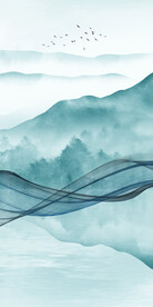 新款 高雅玄关新画 tiF分层