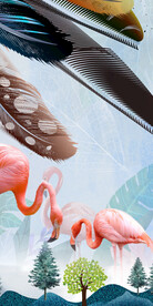 豪华 清晰欧式玄关 TIf分层