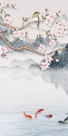 简约 大气新画玄关 Tif分层