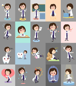 女医生动漫卡通人物全套