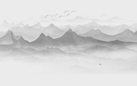 水墨山水画