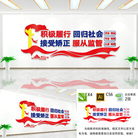 社区矫正文化墙