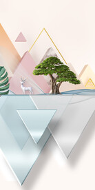 最新 现代简约玄关 tif分层