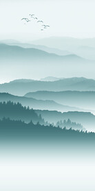 蓝色 新品极简玄关 TiF分层