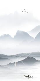 蓝色 大气简约玄关 TiF分层