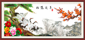 松鹤延年图 