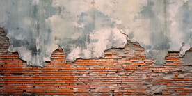 复古斑驳红砖水泥墙背景墙壁画