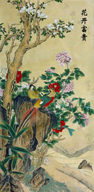 花开富贵工笔画