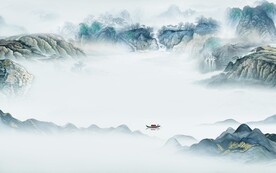 新传 简约高档山水 Tif分层