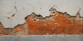 复古斑驳红砖水泥墙背景墙壁画