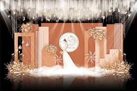 小众婚礼背景效果图