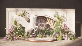 法式婚礼草图大师su模型