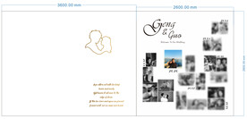 清新婚礼照片墙