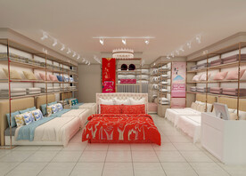 家纺专卖店效果图