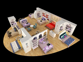 家纺展厅效果图