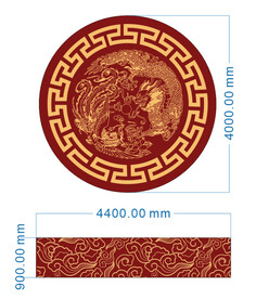 中式婚礼舞台素材