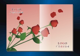 红玫瑰 书本封面