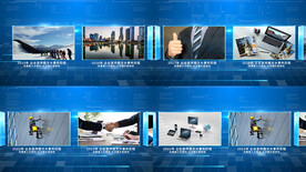 科技感时间线历程图文AE模板