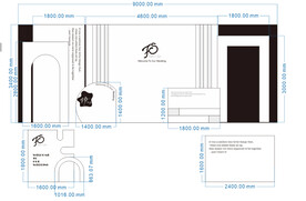 白色婚礼舞台背景板
