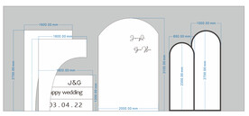 欧式婚礼效果图背景板