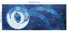 欧式婚礼舞台背景板