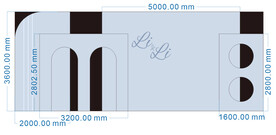 欧式婚礼舞台背景板