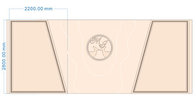 欧式婚礼舞台背景板