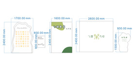 婚礼迎宾区背景板