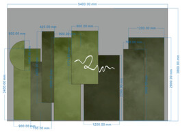 婚礼迎宾区背景板