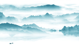 现代 清晰背景山水 TIF分层