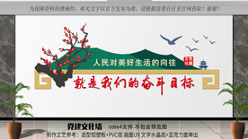 党建标语文化墙