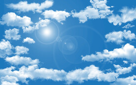 蓝天白云
