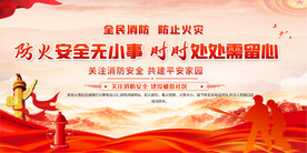 社区消防安全宣展板