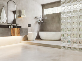 现代浴室直播间场景空景