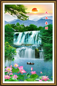 玄关山水画