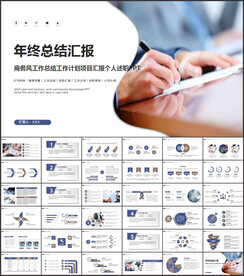 2024年终工作总结汇报PPT