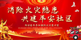 消防标语展板