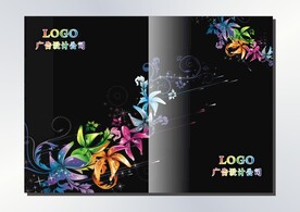 绚丽花朵 书本封面