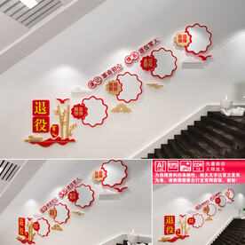 退役军人文化墙