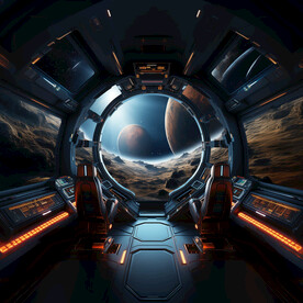 外星太空科技舱