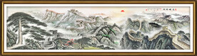 巨幅长城国画